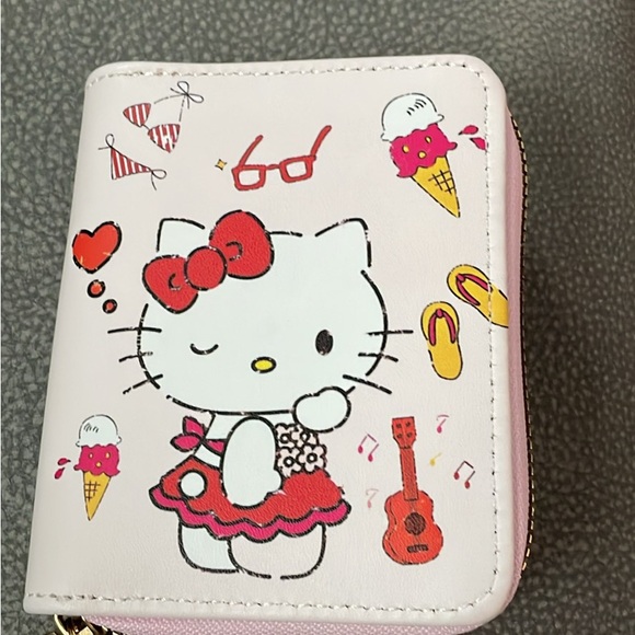 Hello Kitty Pink and White Kids Accessory Bag - Picture 1 of 3